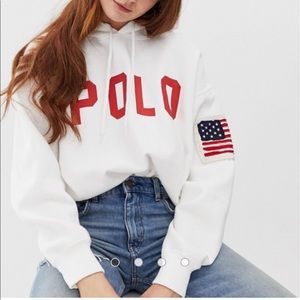 Polo ralph lauren oversized hoodie size M